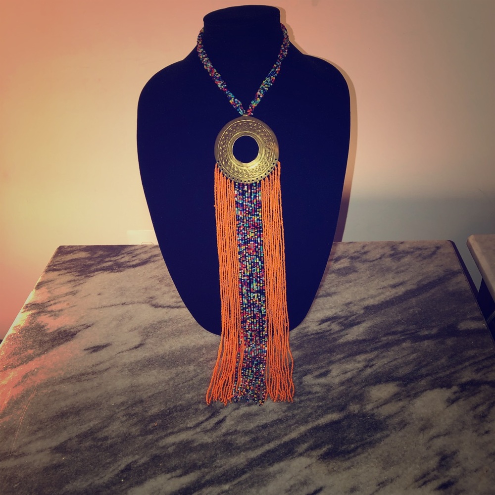 Long Beaded Necklace